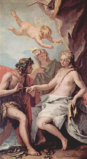 Sebastiano Ricci Bacchus und Ariadne oil painting image